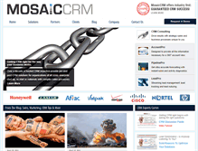 Tablet Screenshot of mosaiccrm.com